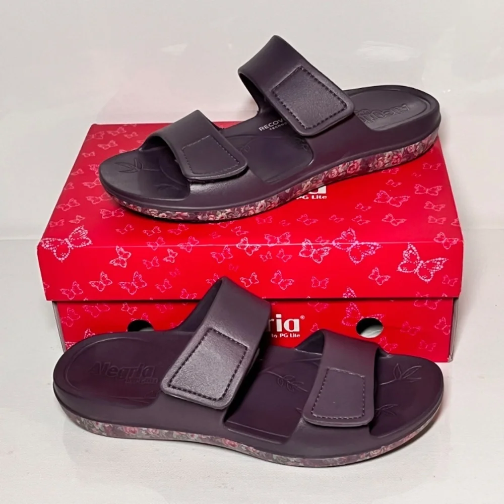 Alegria Orbyt Recovery Slide Sandals - Picture 4 of 8